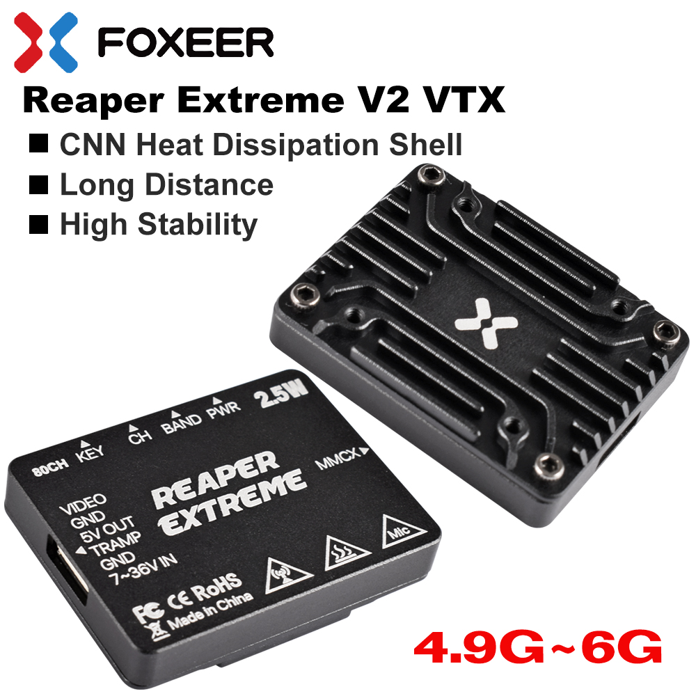 جهاز إرسال فيديو Foxeer 5.8G R - مراجعة Foxeer Reaper Extreme 2.5W Vtx وسعره